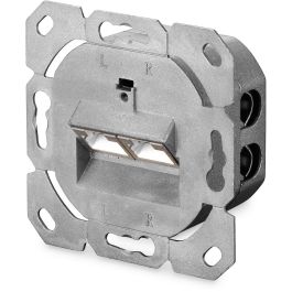 DIGITUS RJ45Dose Cat6 2xRJ45 geschirmt Aufputz Signalweiß