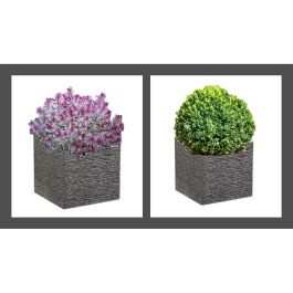 Strata Pot Carré L Ardoise Gris 38 cm x 39 cm STR5021711055733