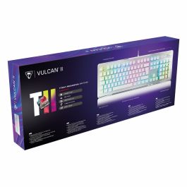 Turtle Beach Clavier Mécanique Gaming Vulcan II TBK-1002-12-FR Blanc