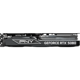 PNY Carte graphique GeForce RTX 5080 16 Go GDDR7 avec refroidissement Triple Fan, technologie DLSS 4 et architecture NVIDIA Blackwell