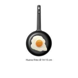 Poêle BRA Aluminium forgé Ø 20 cm Noir Orange