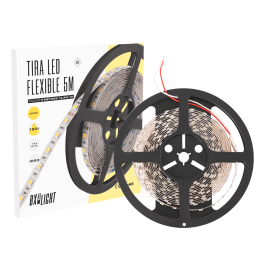 BX3 LIGHT BX3-R5031072W2-W Ruban LED 5m 300 SMD5050, 14.4W/m, 24V DC, IP20, Blanc Naturel 6000K, Décoration Intérieure