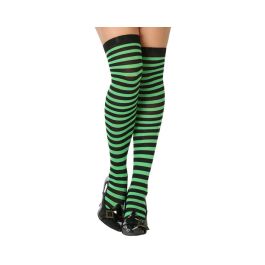 Chaussettes Rayées Vertes et Blanches en Polyester - Pour Costume d'Elfe, Lutin ou Personnage de Forêt, Idéal pour Fêtes à Thème, Spectacles et Carnaval Precio: 10.5. SKU: B16WJZRHFY