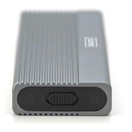 DIGITUS Gehäuse USB 3.1 Gen2 SSD M2 NVMe + SATAIII Alu