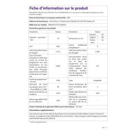 Lave-vaisselle AEG FSB53617Z Blanc