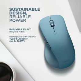 Souris Lenovo GY51P14335 Bleu Noir Turquoise 2400 dpi