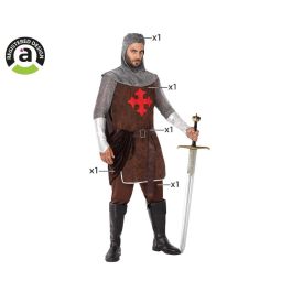 Costume Croisé Médiéval Chevalier Adulte Homme Marron, Inclut Capuche en Mailles, Cape et Ceinture, Taille XS-S Precio: 29.496. SKU: B14JT5GTVX