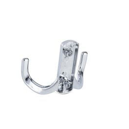 HERRAJES ALK Percha Colgador Doble Brazo Acabado Cromo