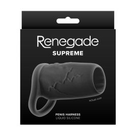 Manchon de pénis NS Novelties Renegade Noir Ø 4 cm