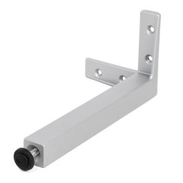 MAFOS Pied Métallique Zamak Quadro Gris Ral H200