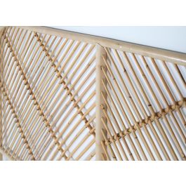 GINER Y COLOMER Tête de lit en rotin artisanal naturel 165 cm x 120 cm - Largeur 3.5 cm - Matériau naturel