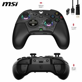 MSI S10-43G0130-C54 Manette de jeu sans fil et filaire pour Android, PC, Xbox One S, Xbox One X, Xbox Series S, Xbox Series X, USB 2.0