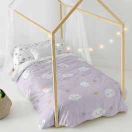 Parure de couette HappyFriday Moshi Moshi Moons Multicouleur Lit 1 persone 2 Pièces