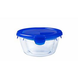 Récipient de Conservation des Aliments Pyrex Bleu Transparent Ronde 1,6 L (6 Pièces)
