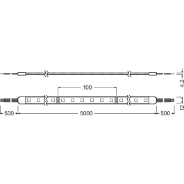 Ledvance Tira de LEDs EC Value LS VAL-500/RGB/5/IP6 Regulable [LVE-4058075404472]