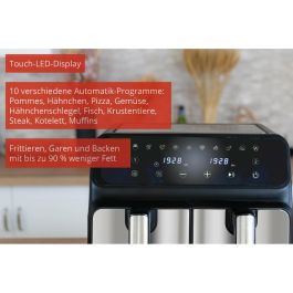 Unold 58685 Heissluftfritteuse Doppelkammer TWIN ZONE