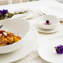 Plato Llano Porcelana Ala Elevada Vital Coupe Ariane 31 cm