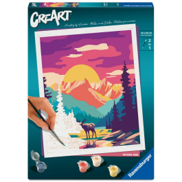 Ravensburger - CreArt - Peinture par numéros pour Adultes - Parc National - Format 24x30 cm - Loisir Créatif - Réf. 12023148 Precio: 40.332. SKU: B165FQARB9