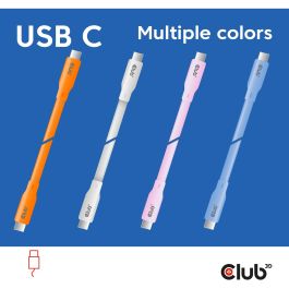 Club3D Lifestyle USB-C Kabel PD 240W.20Gbps 2m weiß St/St