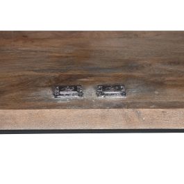 Buffet Home ESPRIT Marron Noir Argenté Naturel Bois de manguier Miroir 80 x 38 x 80 cm