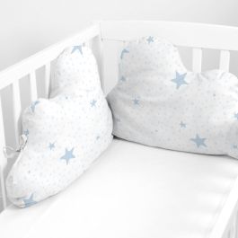 Protection du berceau HappyFriday Basic Kids Little star Bleu 60 x 40 cm