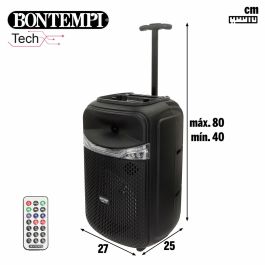 Enceinte avec Microphone Karaoké Bontempi Plastique 27 x 40 x 25 cm (2 Unités)