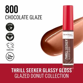 Brillant à lèvres Rimmel London THRILL SEEKER Nº 800-Chocolate Glaze 10 ml