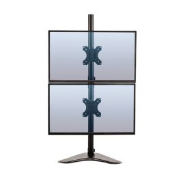 Fellowes Bras Porte-écrans Double Vertical sur Pied Autonome Noir pour Écrans jusqu'à 32 pouces