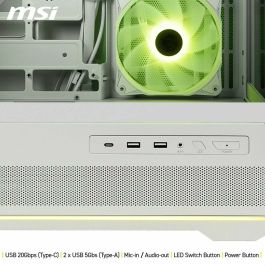 Boîtier ATX semi-tour MSI 306-7G28W21-JA4 Blanc