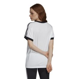 T-shirt à manches courtes femme Adidas 3 Stripes Blanc