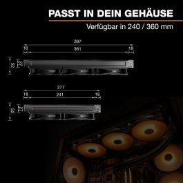 Be Quiet! PURE Loop 3 LX Refroidisseur de liquide tout-en-un 360mm pour Processeur Noir