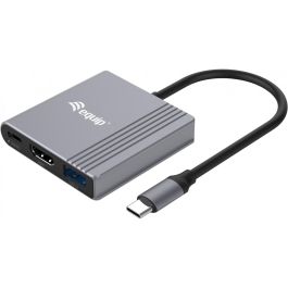 Equip Dock USB-C->HDMI.USB-A.100WPD 25cm gr