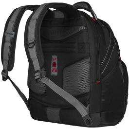WENGER Synergy Notebook Rucksack fuer 35.8 bis 39.6cm 14.1 bis 15.6Zoll Tablet. Laptop schwarz grau