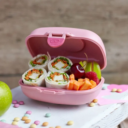 Monbento MB Gram Boîte à Goûter Snack Box Hermétique - 600 ml, Rose Blush, Sans BPA, Personnalisable - Garantie à vie