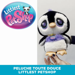 Bandai Littlest Pet Shop BF00668 - Peluche Pingouin 25 cm