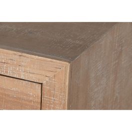 Caisson à Tiroirs Home ESPRIT Noir Naturel Métal Sapin Cottage 110 x 40 x 92,5 cm