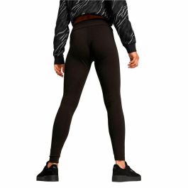 Leggings de Sport pour Femmes Puma Essentials + Script Noir