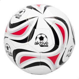 Ballon de Football Aktive 5 Ø 22 cm Blanc PVC (12 Unités)