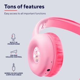 Oreillette Bluetooth Trust 25274 Rose