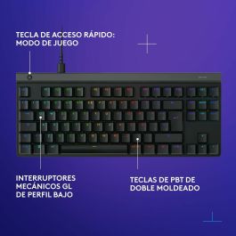 clavier et souris Logitech 920-012891 Noir Espagnol Qwerty