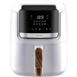 Sencor SFR 6551WH Friteuse sans huile Airfryer 6.5 L 1600 W Blanc - Ecran LED, Minuteur 60 min, 80-200 °C, Panier anti-adhesif