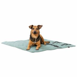 Couverture pour animaux de compagnie Trixie CityStyle Vert Polyester Coton 80 × 80 cm