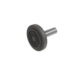 HERRAJES ALK Pied Nivelador Sando Ø32 M10X34 Zincado/Negro