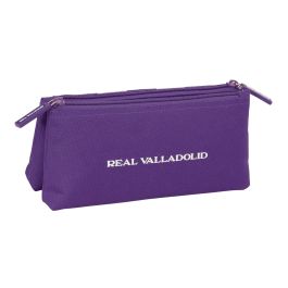 Nécessaire de Voyage Real Valladolid C.F. Blanc Violet Sportif 22 x 10 x 8 cm