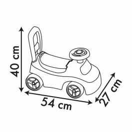 Smoby Porte-bébé 2 en 1 Minnie avec Boîte sous le Siège et Klaxon SMO3032160109689 dès 10 Mois Fabriqué en France