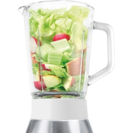 Sencor SBL 3271SS Blender Mixeur, Puissance 250 W, Bol Verre 0.8 L, 2 Niveaux de Vitesse avec Fonction Pulse, Lames Acier Inoxydable, Pour Soupes, Cocktails, Aliments Bébé