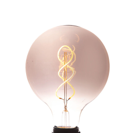 Ampoule LED E27 4W 380Lm 2000K Filament G125 40000H [WR-G125-4W-R-SG]