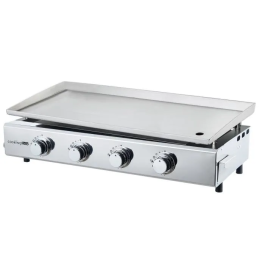 Cookingbox - Plancha à gaz 4 brûleurs - Acier inoxydable - Surface de cuisson XXL 84 x 34 cm - 10 kW Precio: 318.5000004. SKU: B1D7LEDC2S