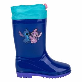 Bottes en Caoutchouc pour Enfants Stitch Bleu 27