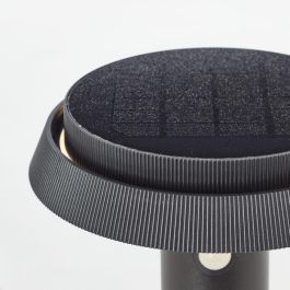 Lampe Borne extérieure Led - BRILLIANT - ALVERO - LED et solaire - Détecteur de mouvement - 4 Watts